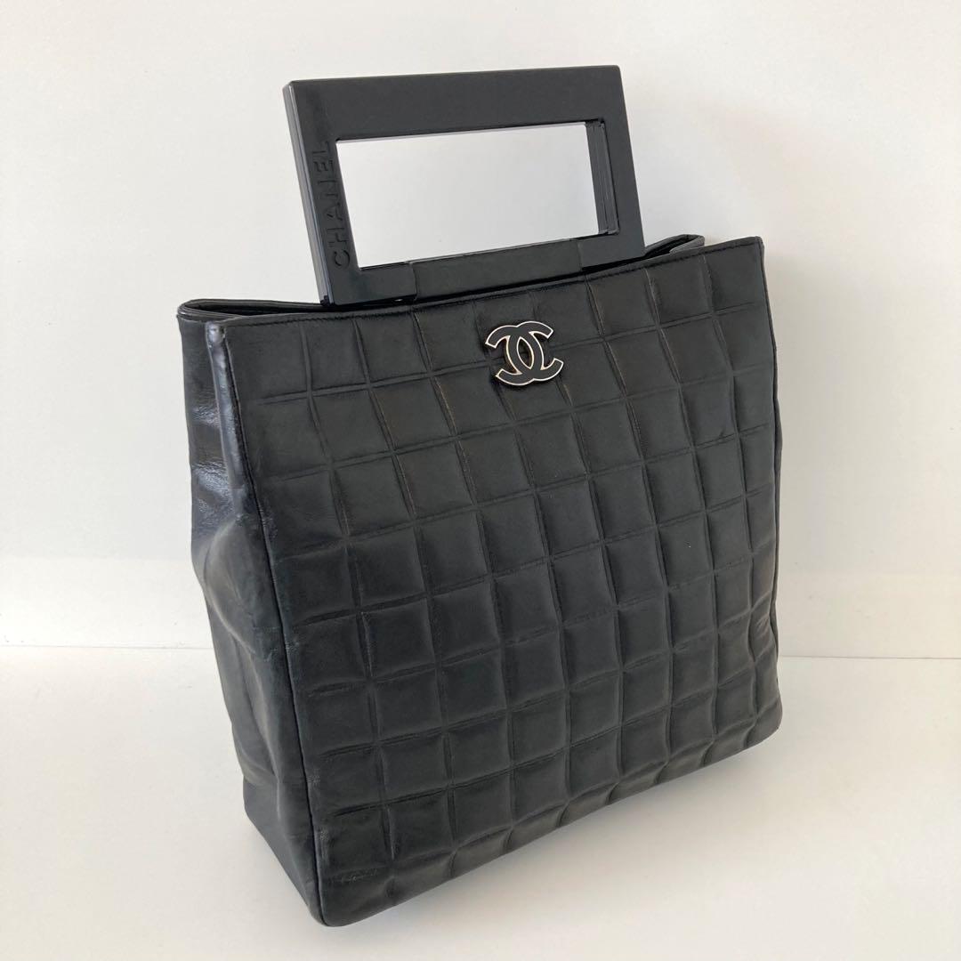 CHANELヴィンテージ シャネル ココマーク チョコバー プラスチックハンドル