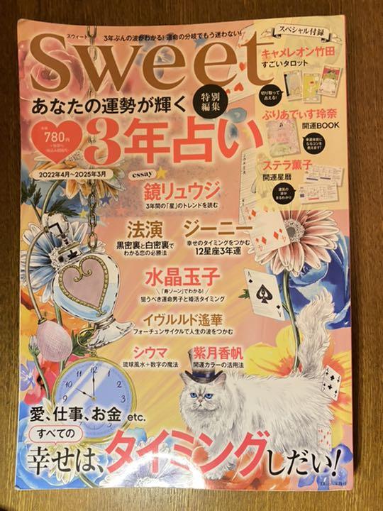 Sweet あなたの運勢が輝く 3年占い 12周年記念イベントが