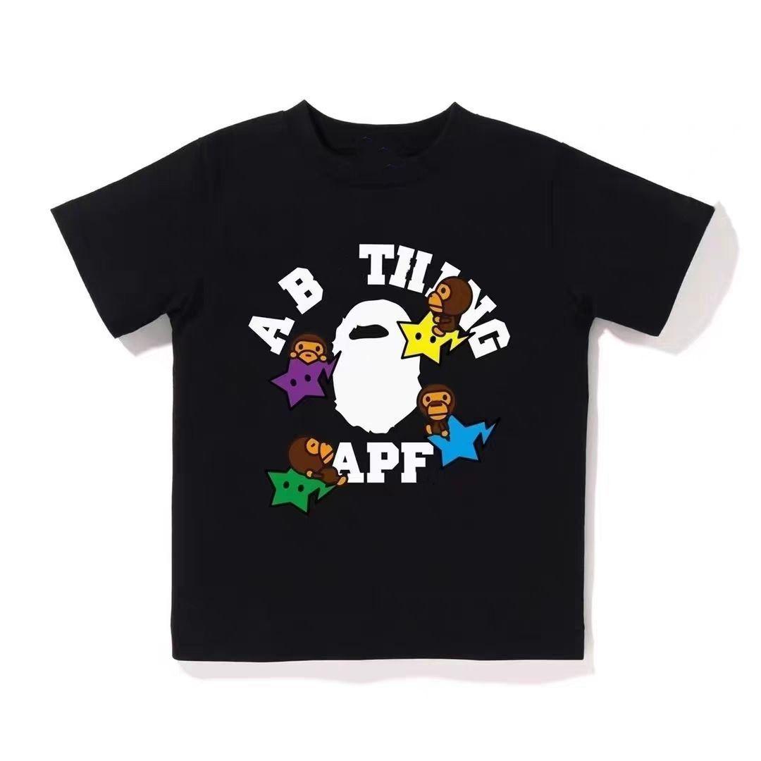 国内外の人気が集結 A BATHING メルカリ - ブラック グラフィックTシャツ APE トップス