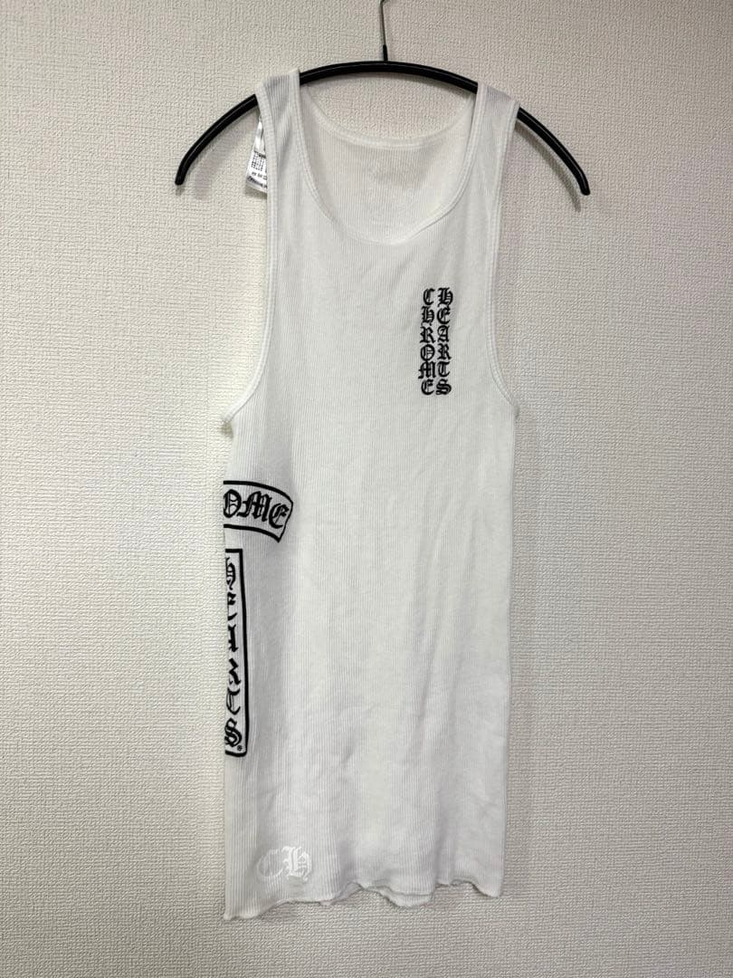 クロムハーツ タンクトップ ホワイト MサイズM CHROME HEARTS