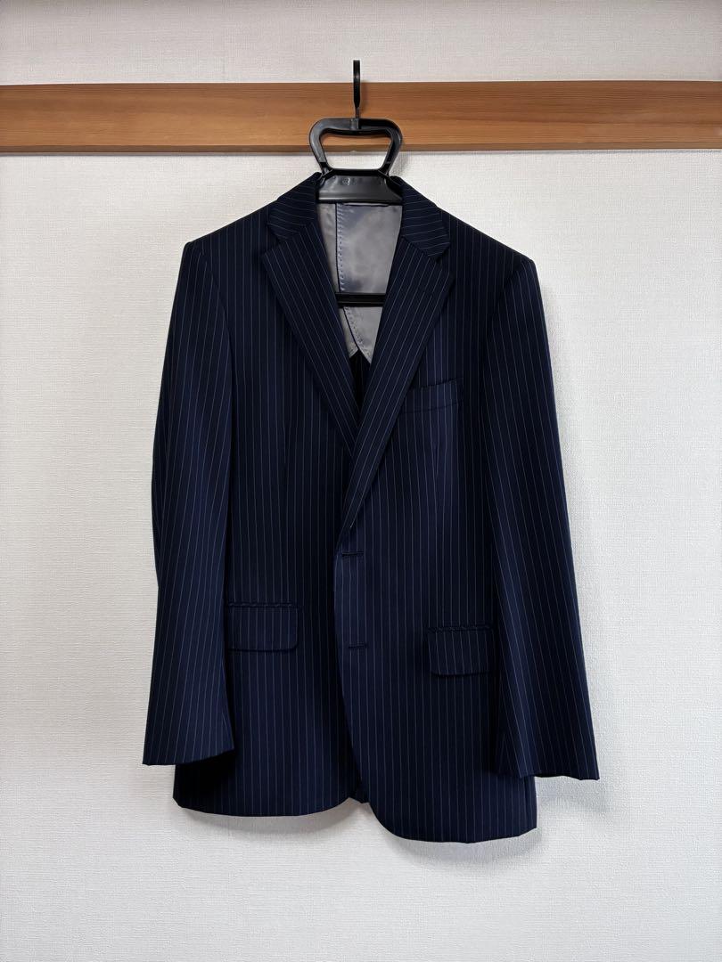 ネイビー ストライプ ビジネススーツ 【THE SUIT COMPANY】 5,000円