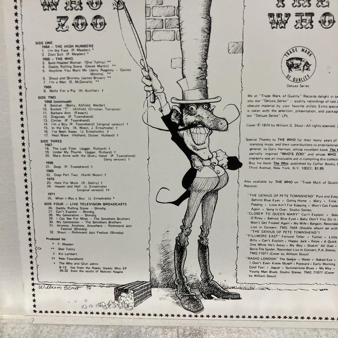 THE WHO 貴重盤「WHO´S ZOO」 2枚組CD ザ・フー モッズ THE WHO 貴重盤「WHO´S ZOO」 2枚組CD ザ・フー モッズ