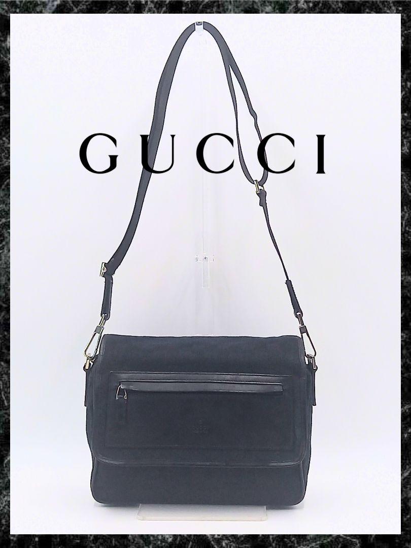 GUCCI グッチ GGキャンバス ショルダーバッグ