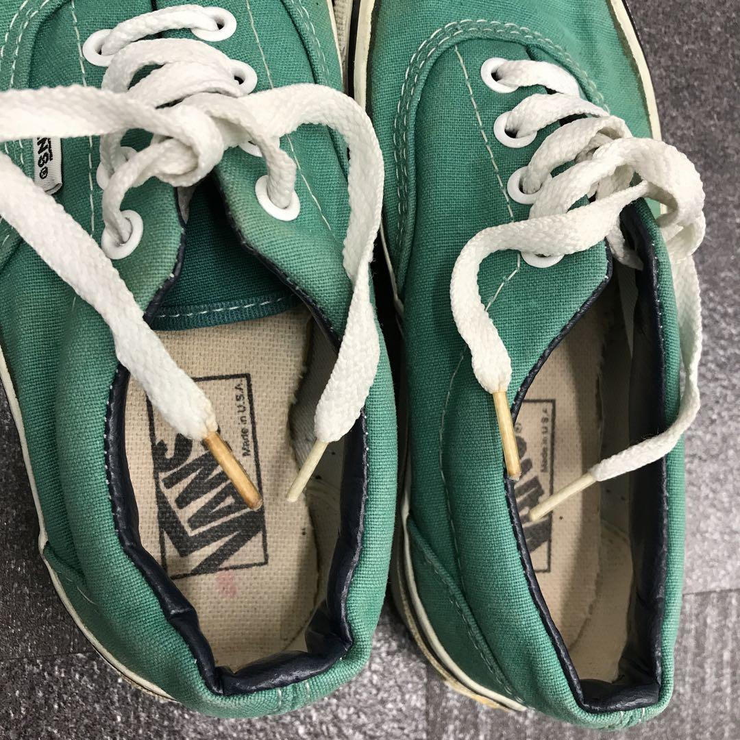 90s VANS made in USA ERA エメラルドグリーン