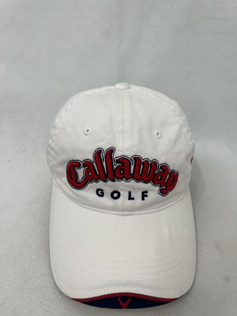【callaway】ハワイ限定　キャップ ホワイト　ゴルフ　スポーツ Callaway】ゴルフ キャップ ホワイト スポーツ - メルカリ