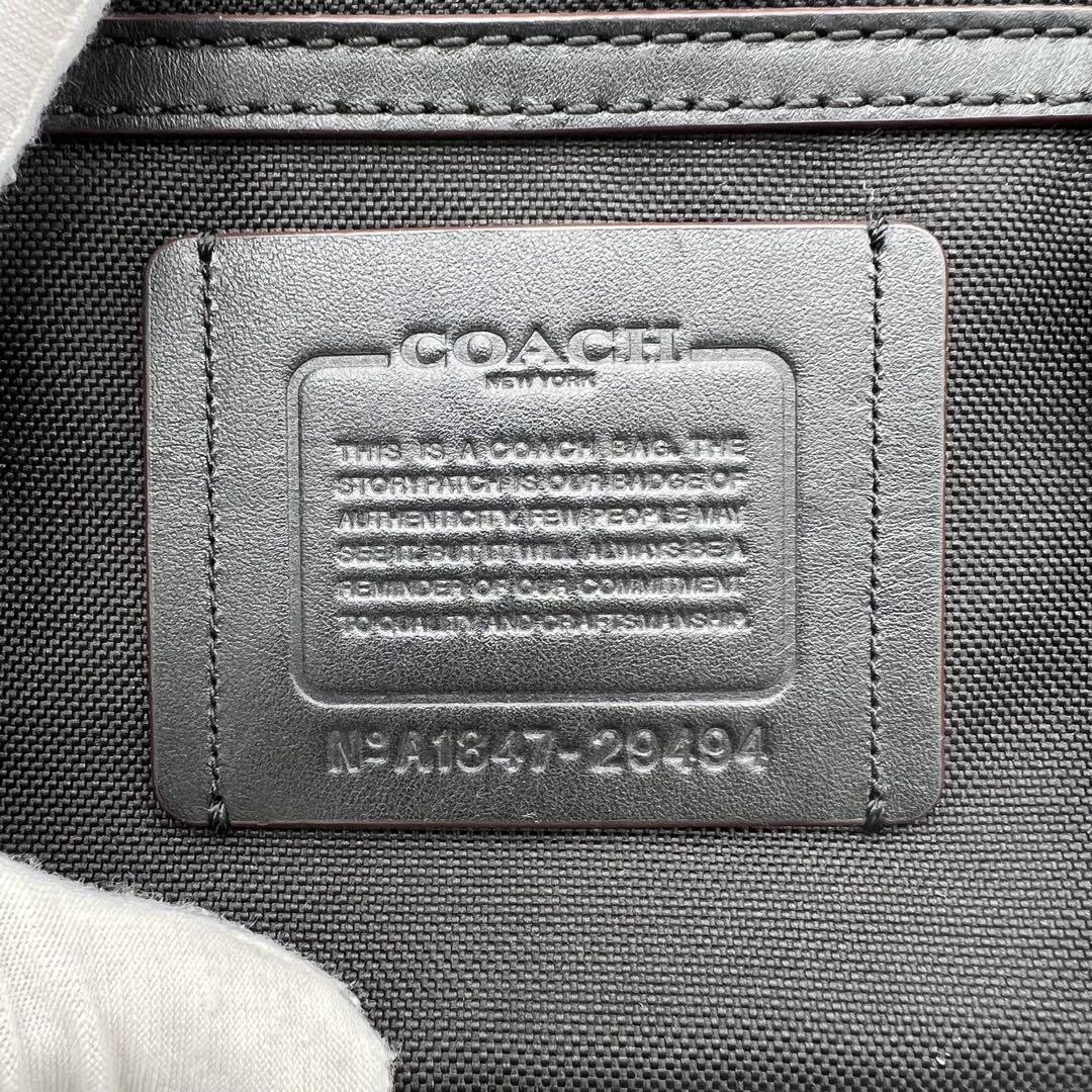 【極美品】COACH Utility pack ボディバッグ ウエストポーチ 黒