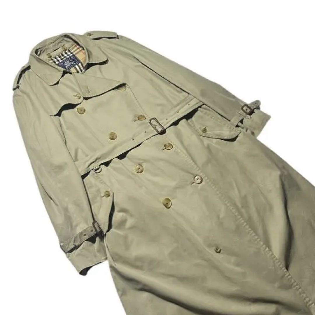 【希少！UK製】90s 80s Burberry バーバリー トレンチコート