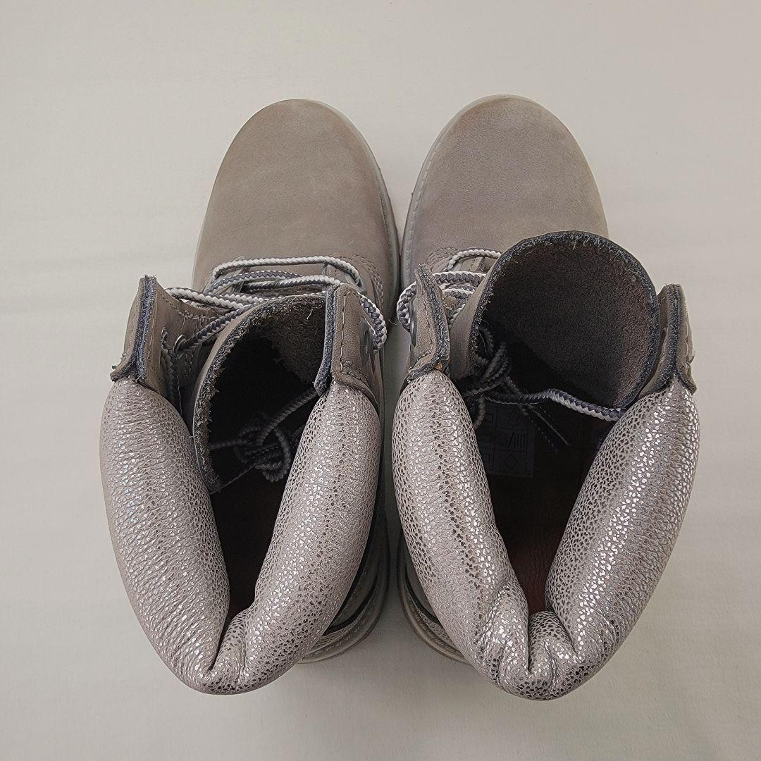 ティンバーランド ウィメンズ 6インチ プレミアムブーツ グレー 23cm ティンバーランド ウィメンズ 6インチ プレミアムブーツ グレー 23cm