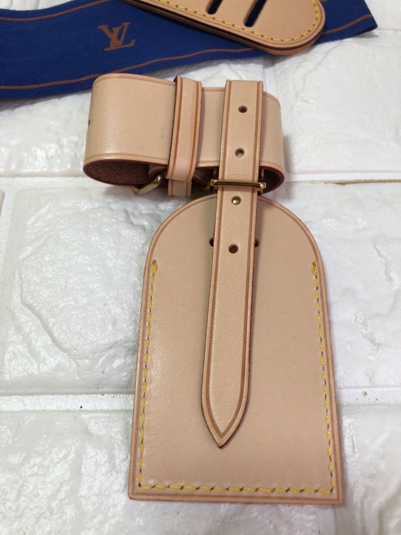 新品】ルイヴィトン ヌメ革 ショルダーストラップ＆ネームタグ