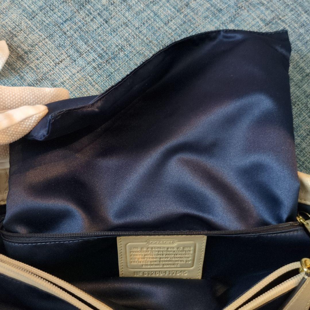 COACH バッグ　ホワイト系