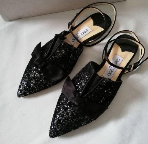 Jimmy Choo　Templeフラットシューズ