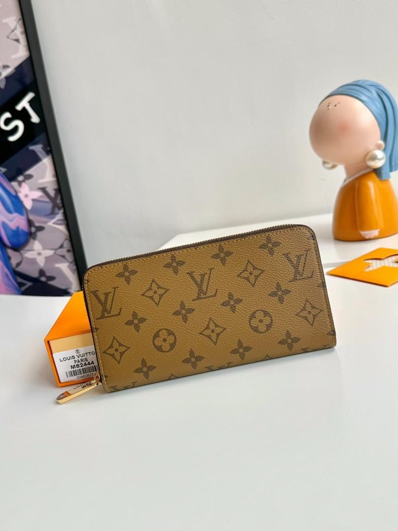 美品‼️LOUIS VUITTON ブラウン長財布 - メルカリ