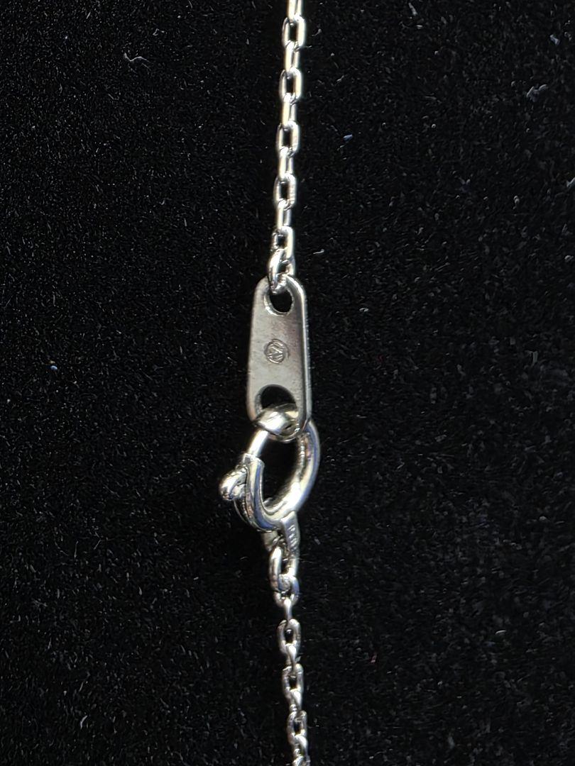 ヴァンドーム青山　プラチナネックレス　３粒ダイヤモンド　0.35ct Pt950