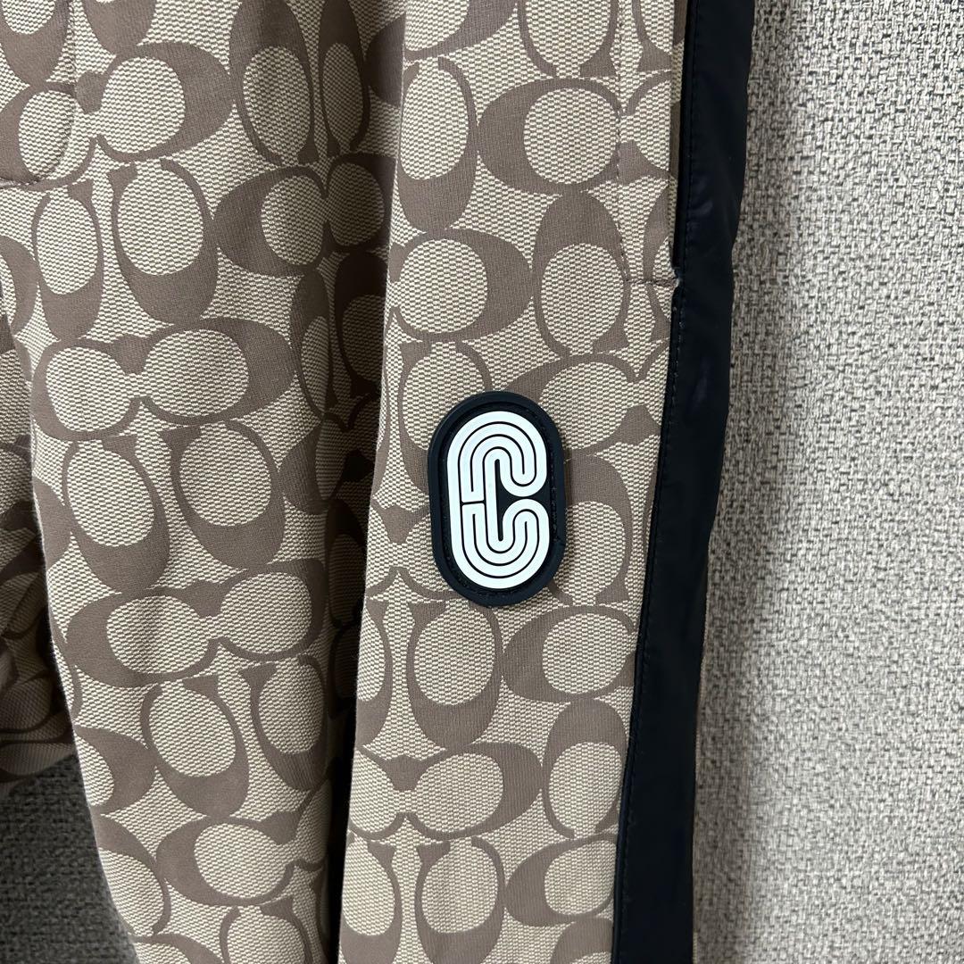美品【COACH】セットアップ スウェット L シグネチャー 完売品 フーディー