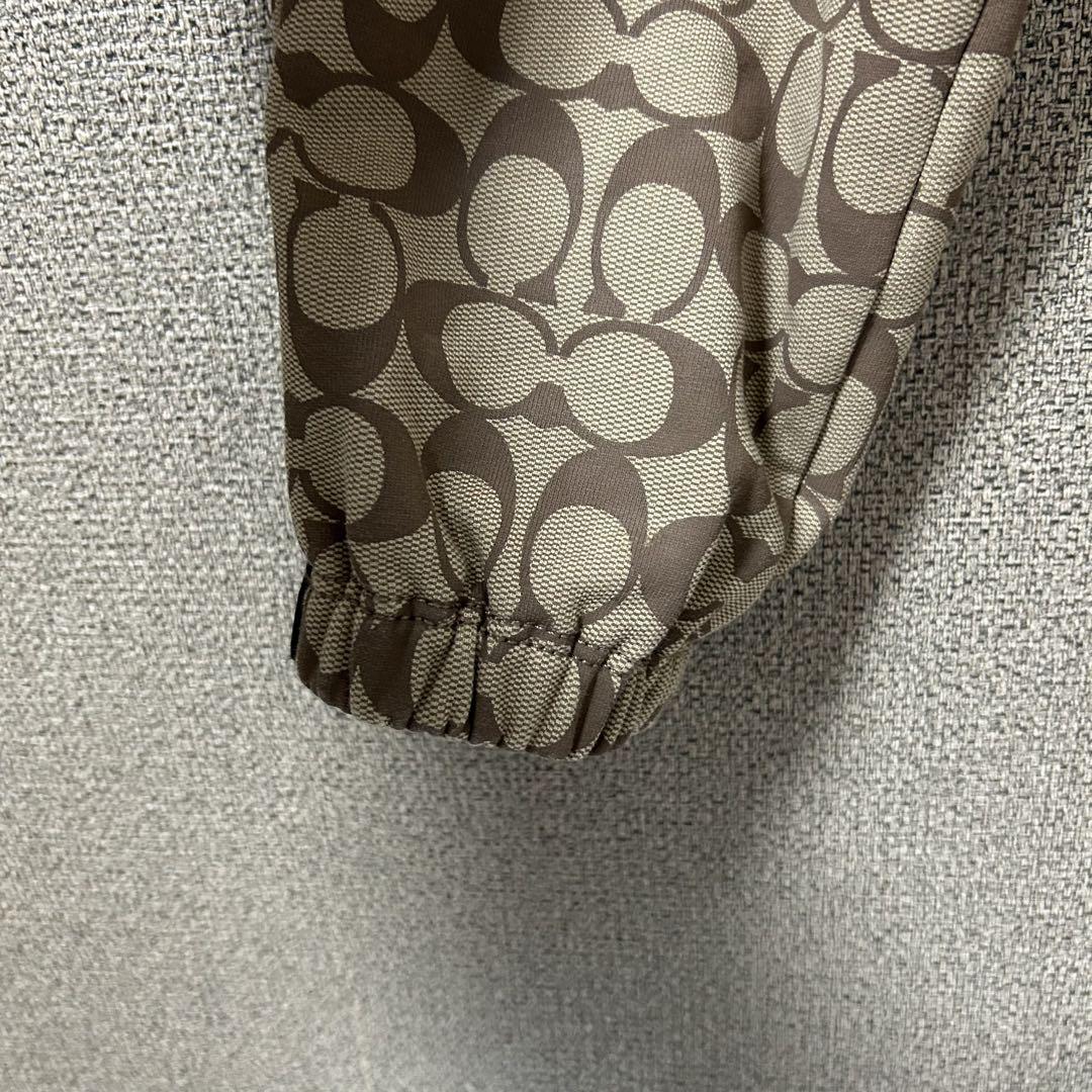 美品【COACH】セットアップ スウェット L シグネチャー 完売品 フーディー