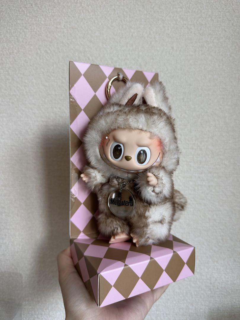 き*ね様 ZIMOMO LABUBUぬいぐるみキーホルダー♡麦わら帽子♡海外限定 ZIMOMO LABUBUぬいぐるみキーホルダー♡麦わら帽子♡海外限定