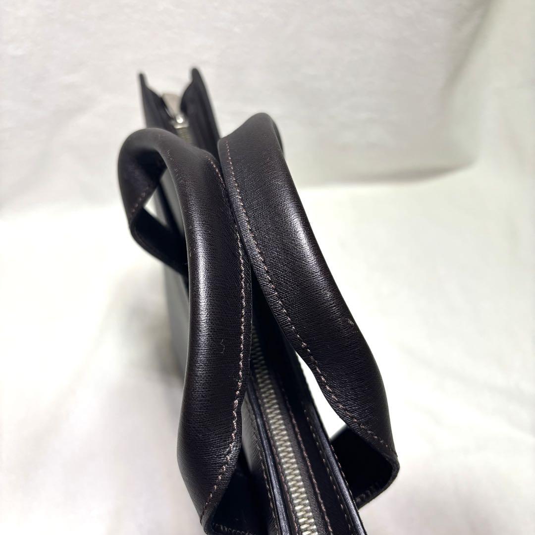 【美品】dunhill◆ビジネスバッグ/レザー/BLK/