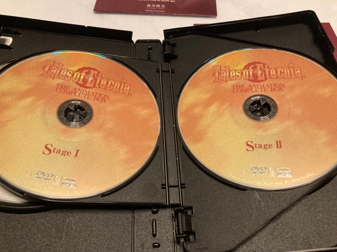 テイルズ オブ エターニア コンプリート DVDBOX目立った傷や汚れなし WWW_OLIVIERBERNSTEIN_COM