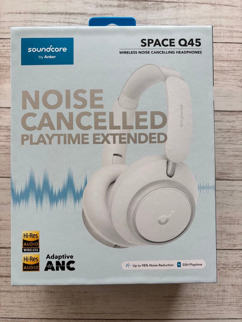 ANKERSoundcore Space Q45 ワイヤレスヘッドホン ホワイト ANKERSoundcore Space Q45 ワイヤレスヘッドホン ホワイト