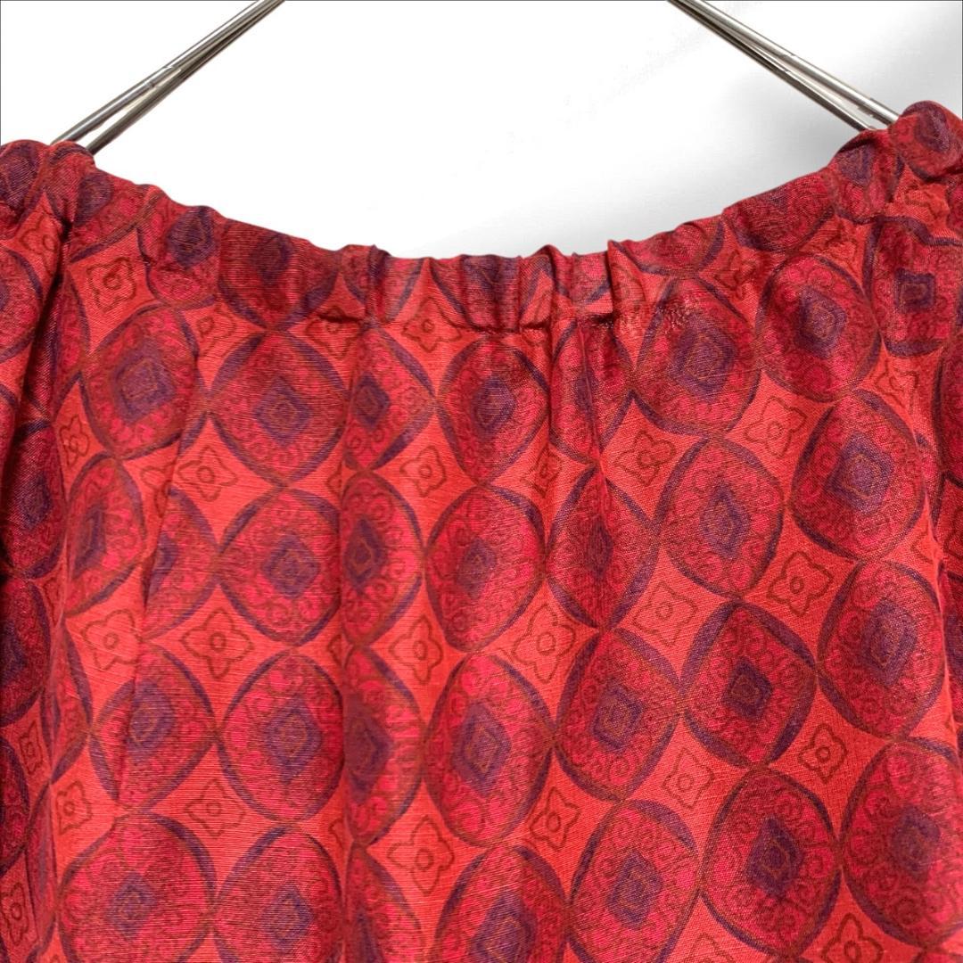 【未使用品】ミラショーン DUEMILA シャツ&スカートセット サイズ42 赤 【未使用品】ミラショーン DUEMILA シャツ&スカートセット サイズ42 赤