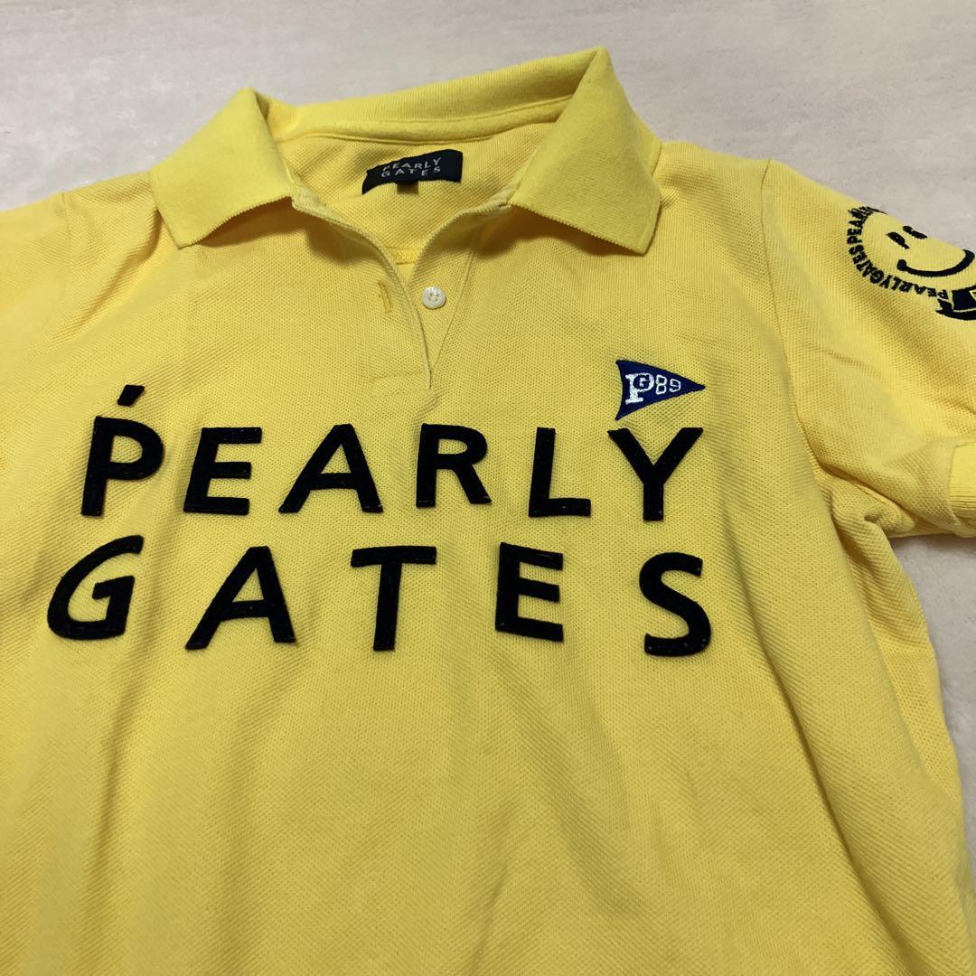 PEARLY GATES イエローグリーン ポロシャツ サイズ0新品未使用品 ポリエステルメッシュ半袖ポロシャツ | PEARLY GATES（パーリー