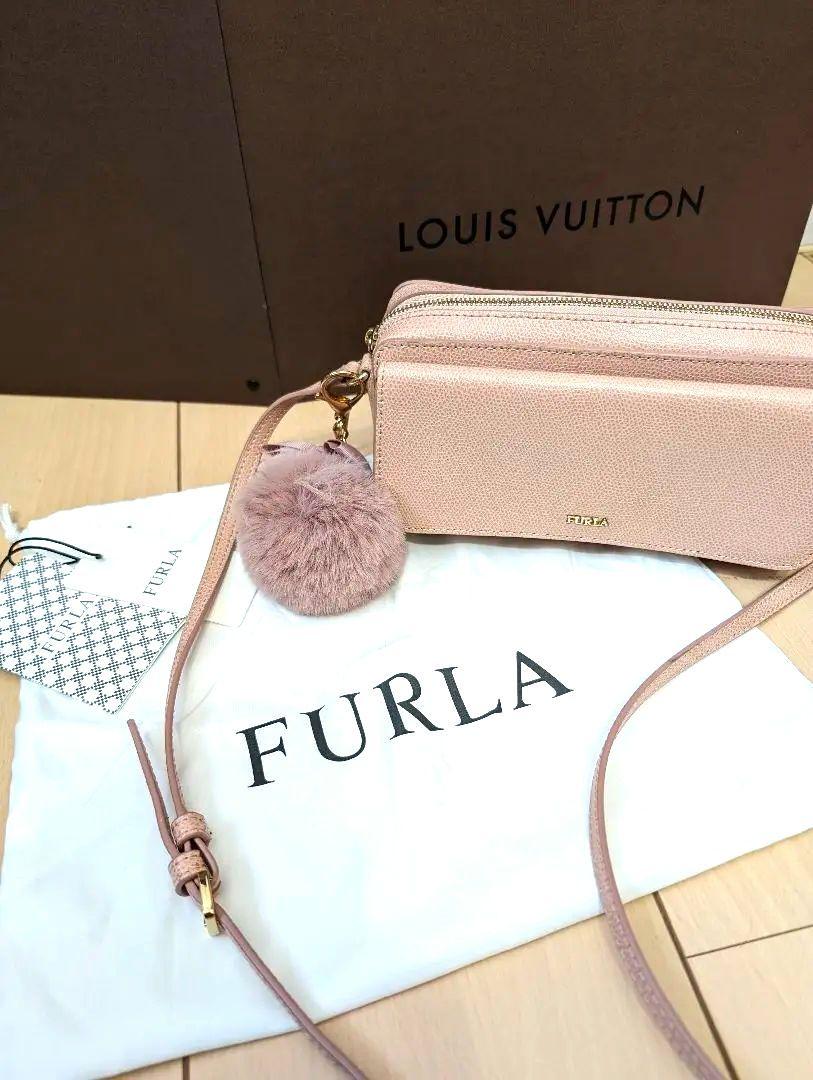 極美品　フルラ　FURLA　インカント　クロスボディ　ショルダーバック