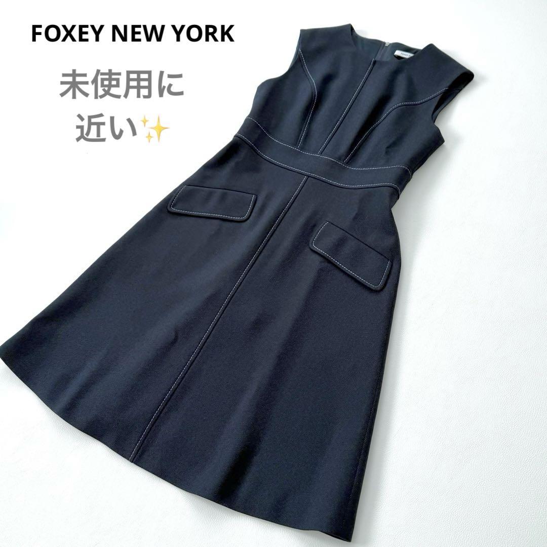 FOXEY(フォクシー) ワンピース サイズ38 M レディース - 黒