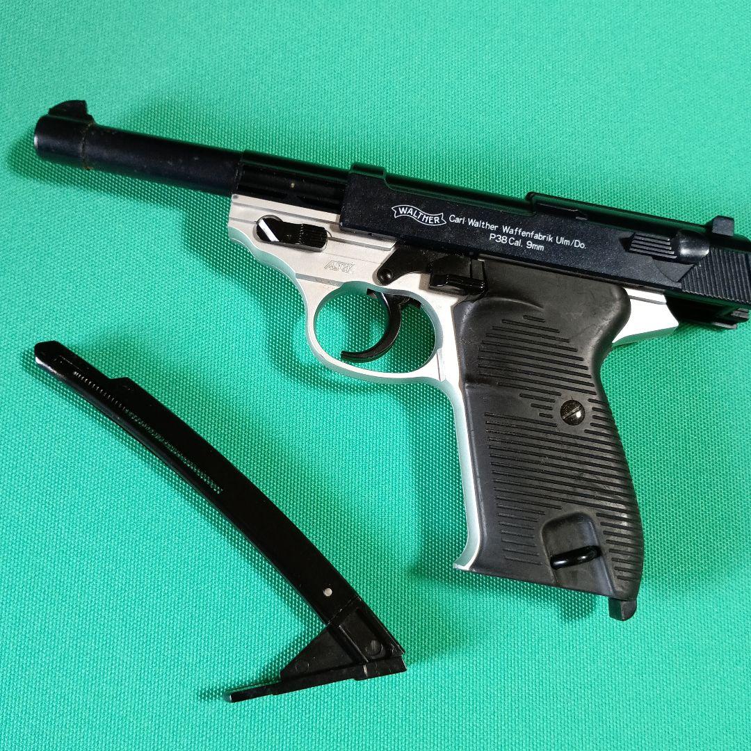 WALTHER P38 モデルガン BB弾付き ジャンク品 東京マルイ] ワルサー P38 つくるモデルガン 組立キット (未使用
