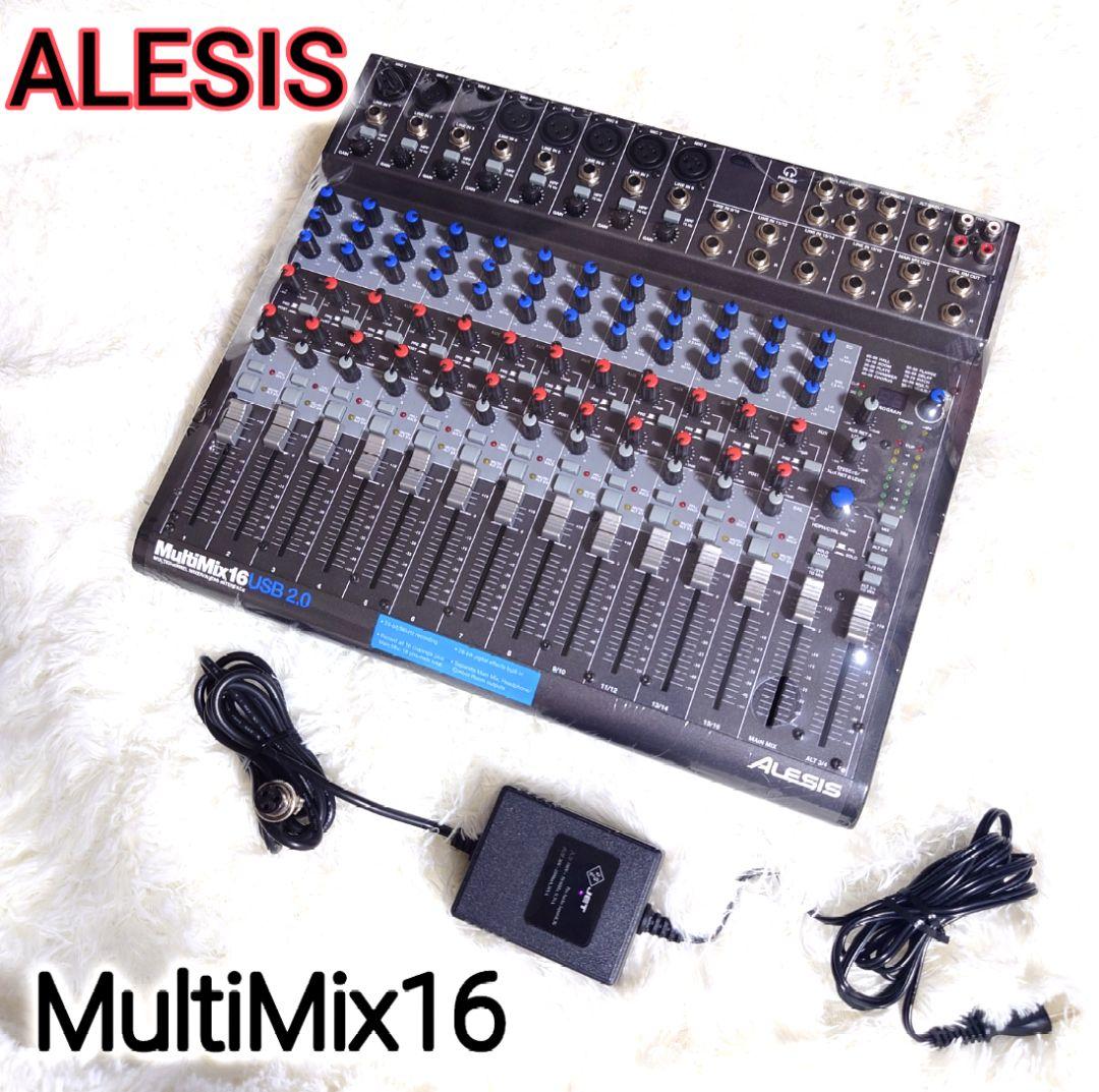 【美品】ALESIS MULTIMIX16 USB2.0 16CHミキサー 画像1