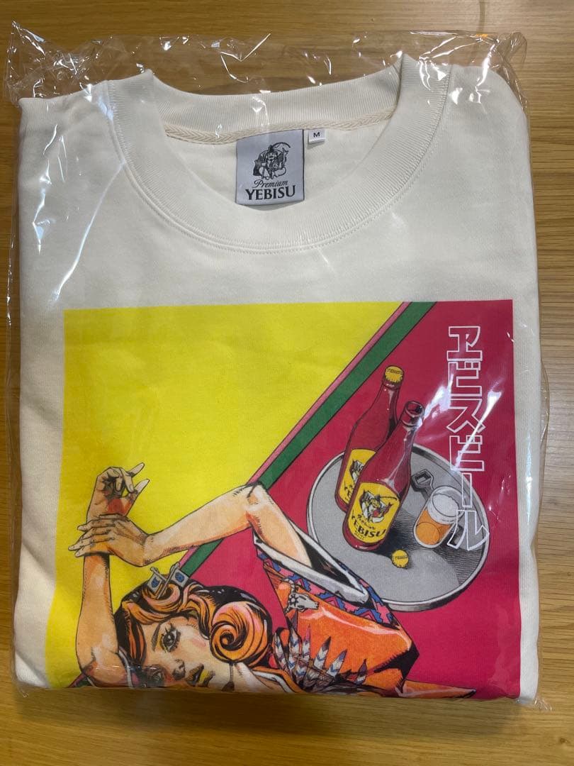 【メルカリ 最安値】エビスビール×荒木飛呂彦描き下ろしデザイン トレーナー M 【メルカリ 最安値】エビスビール×荒木飛呂彦描き下ろしデザイン トレーナー M