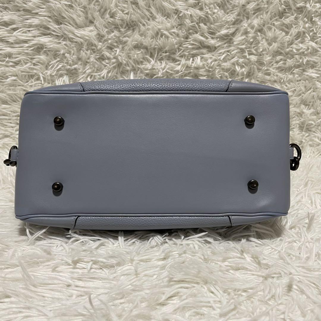 希少 COACH コーチ レーンサッチェル レザー ハンドバッグ 69621
