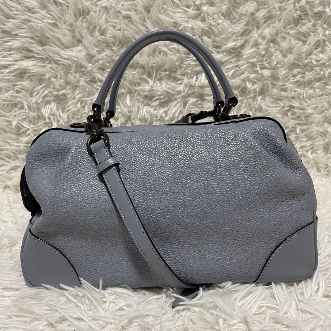 希少 COACH コーチ レーンサッチェル レザー ハンドバッグ 69621