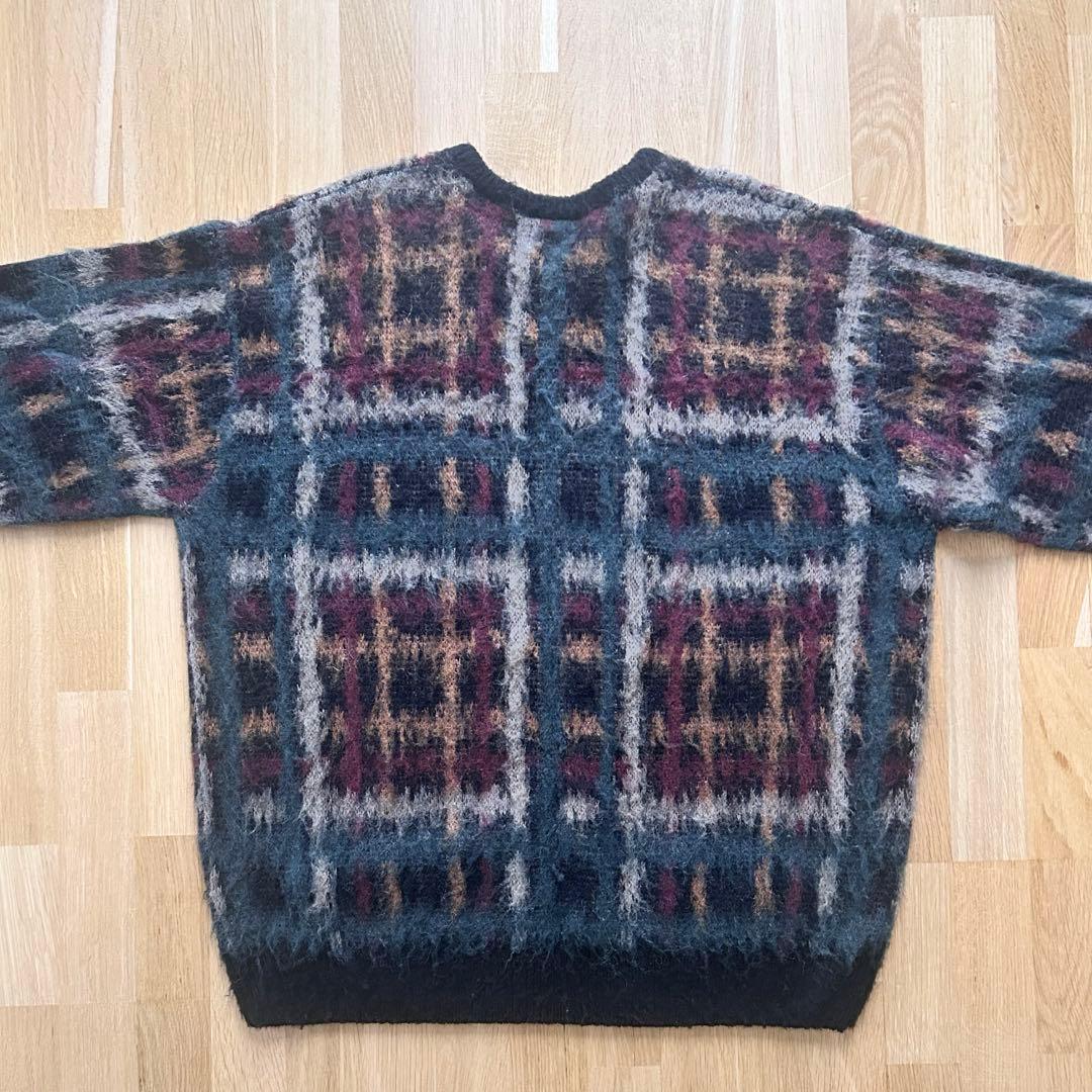 Dime モヘアニット Plaid Mohair Knit Dime モヘアニット Plaid Mohair Knit