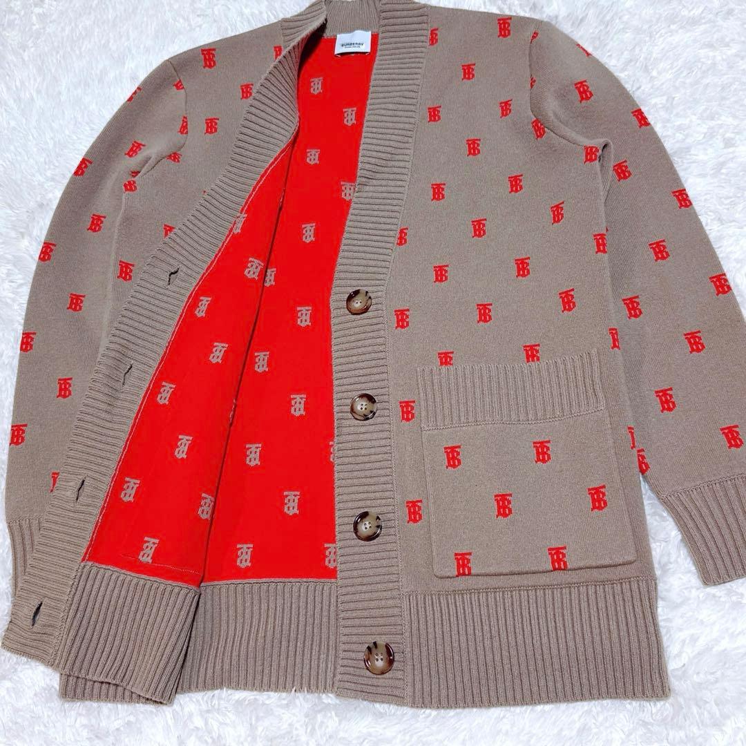 現行✨BURBERRY カーディガン カシミヤ混 TBロゴ バーバリー XS 現行✨BURBERRY カーディガン カシミヤ混 TBロゴ バーバリー XS