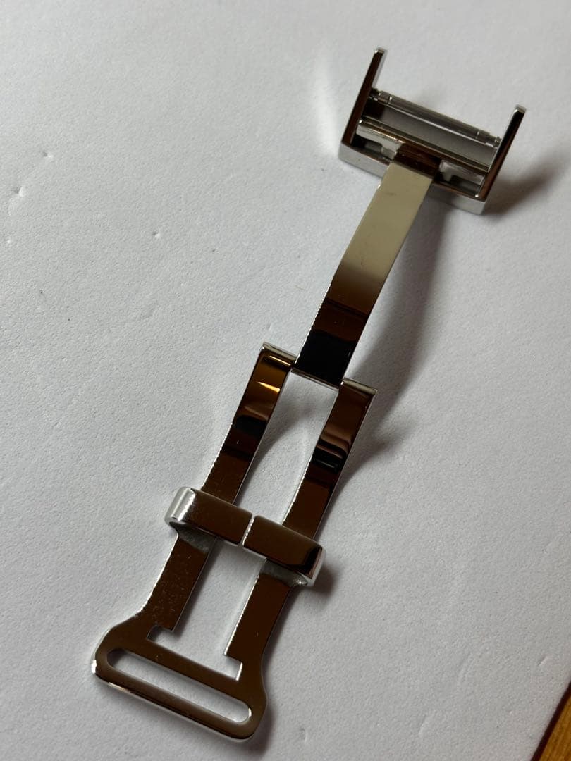ブライトリング 純正Dバックル シルバーカラー 18mm用 メンズ腕時計用