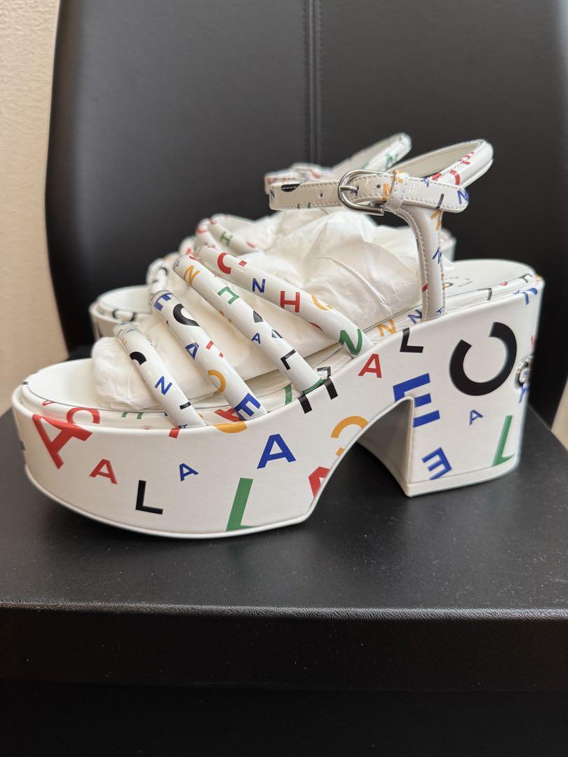 【煌めき輝く足元を演出】CHANEL★サンダル★希少限定品 オトナ OTONA 足元煌めく きれいめに魅せる 楽サンダル
