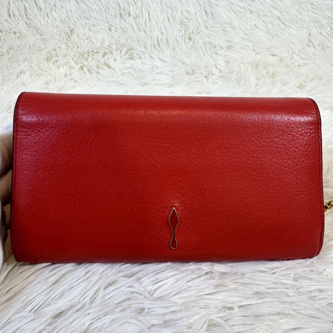 美品✨クリスチャンルブタン チェーンウォレット ショルダー