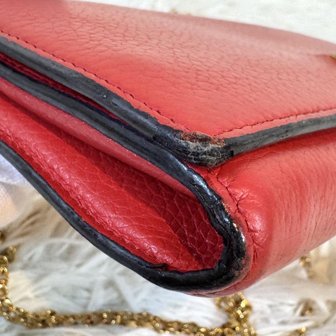 数量は多い  美品✨クリスチャンルブタン チェーンウォレット ショルダー バッグ
