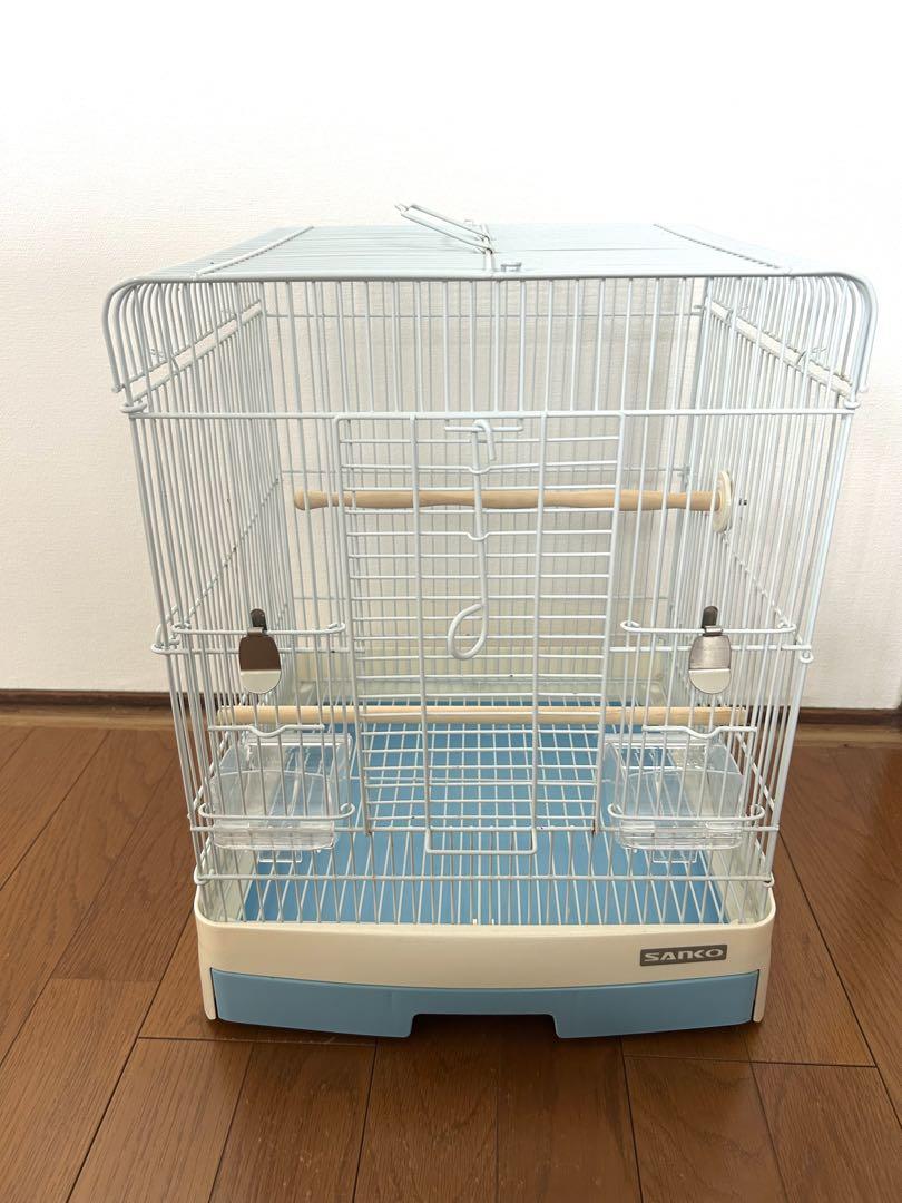 ★美品★小鳥飼育セット5点付き★三晃商会 イージーホーム バード 35-BL