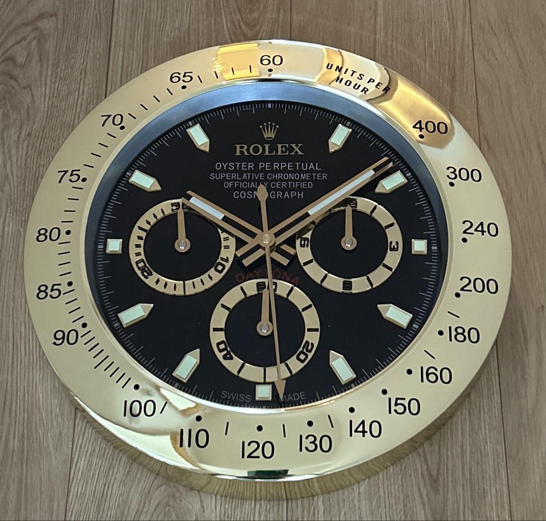 海外販促品 新品　ROLEXロレックス 掛け時計 コスモグラフ デイトナ
