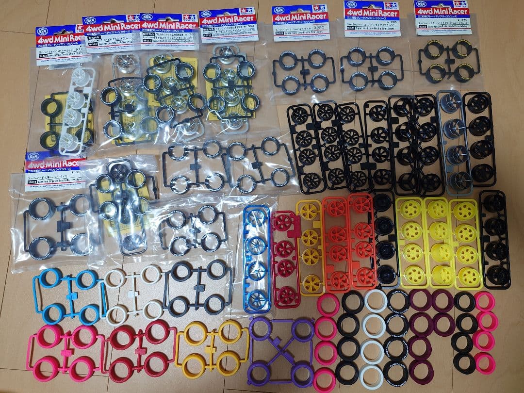 ミニ四駆 タイヤ ホイール セット