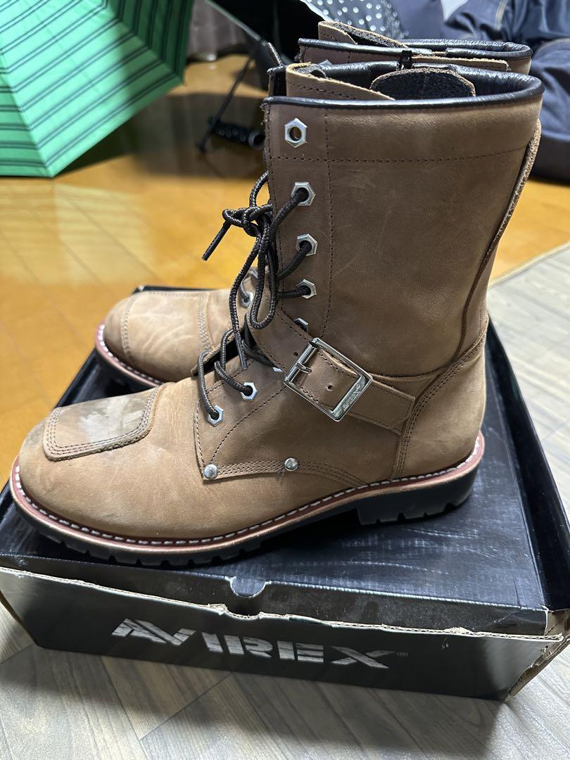 AVIREX ブラウン スエード ブーツ