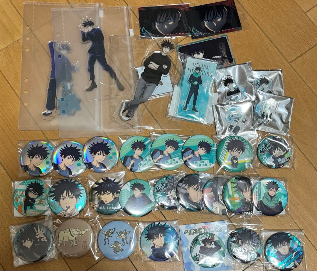 呪術廻戦 伏黒恵 缶バッジ まとめ売り