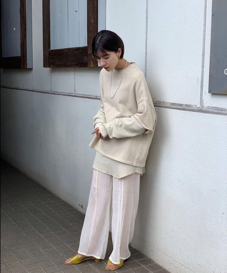トップス todayful Layered Cotton Sweat