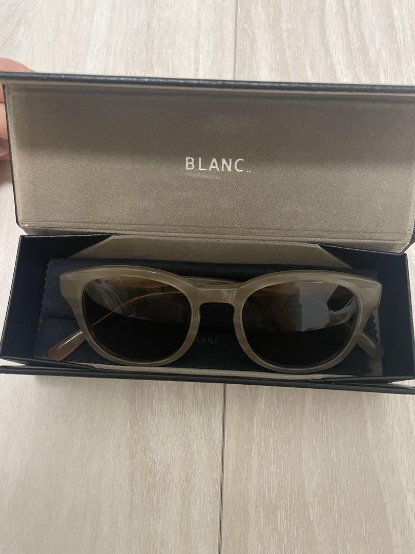 見逃し厳禁！おトクな BLANC クリアベージュ サングラス ケース付き 小物