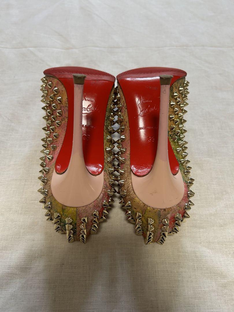 Christian Louboutin スパイクヒール マルチカラー