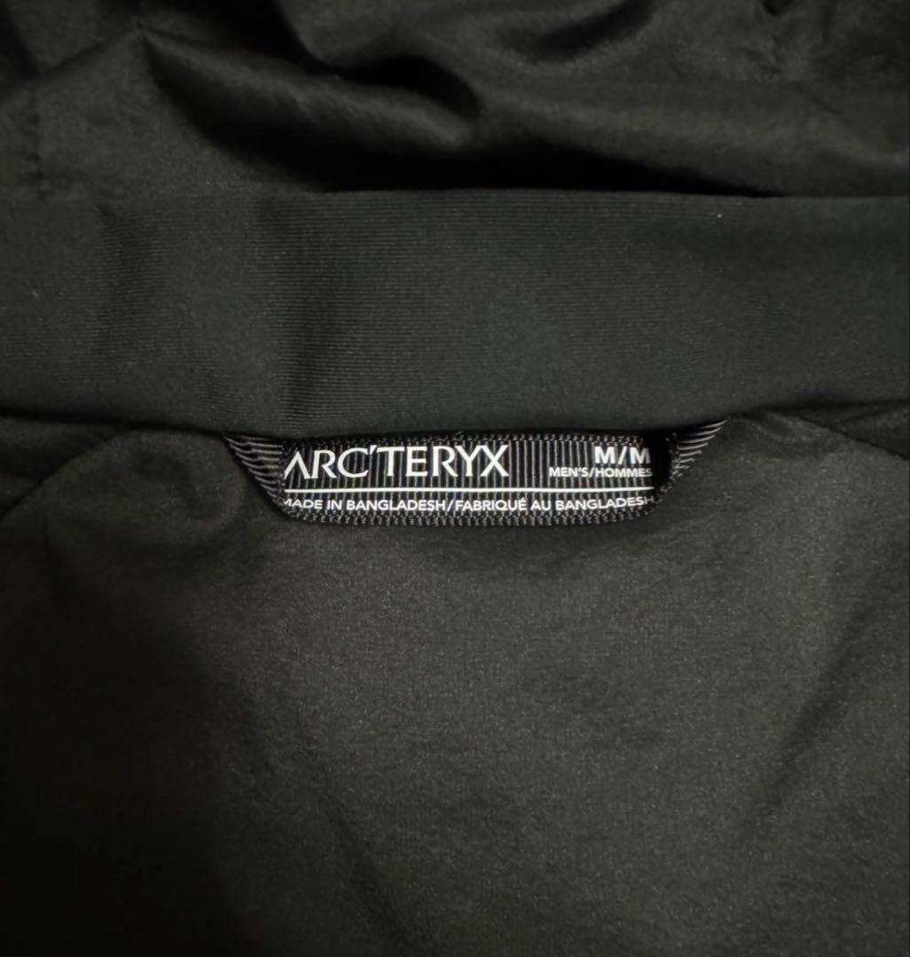 【ARC'TERYX】アトムヘビーウェイト フーディメンズ M 黒