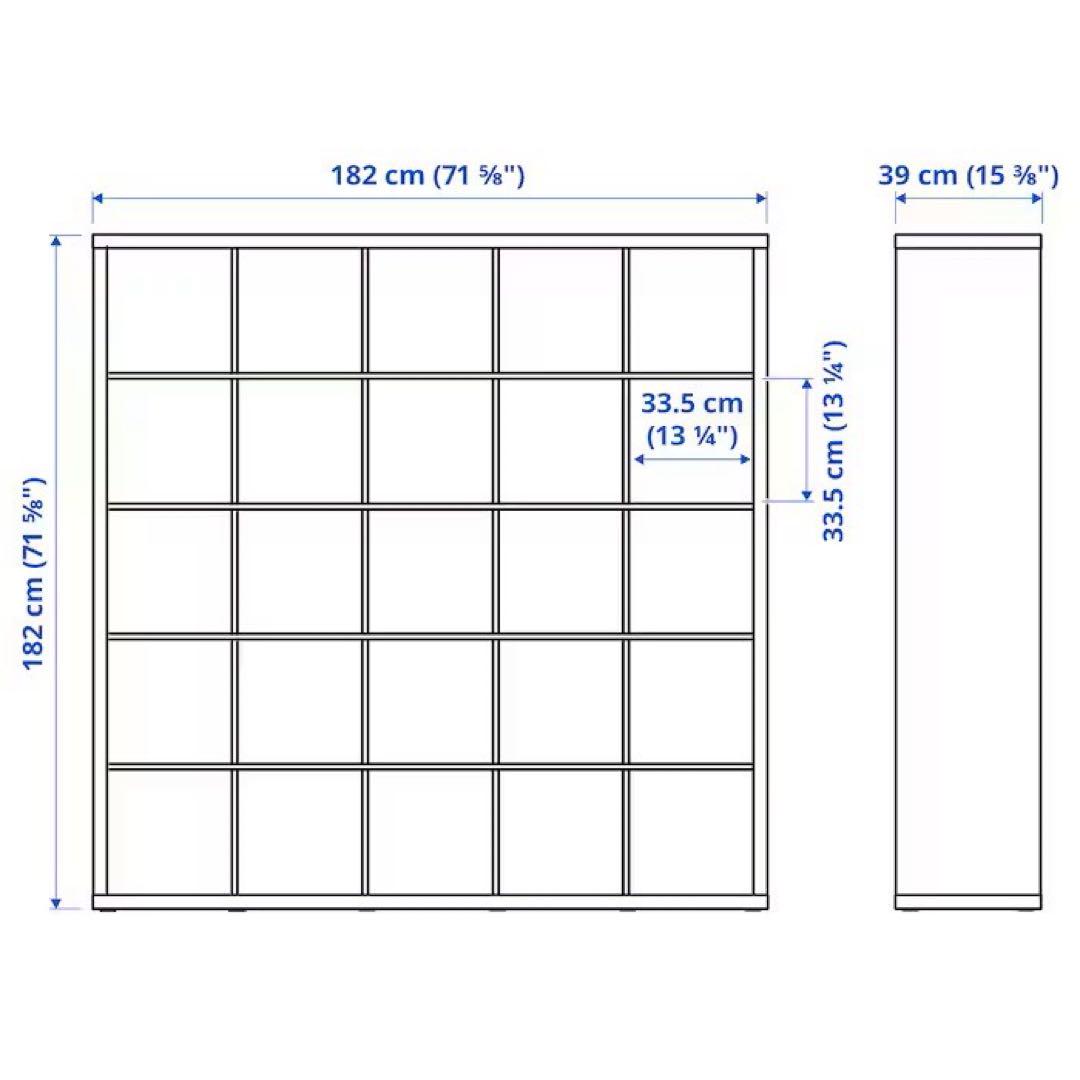 引き取り限定] IKEA シェルフユニット, 182x182 cm - メルカリ