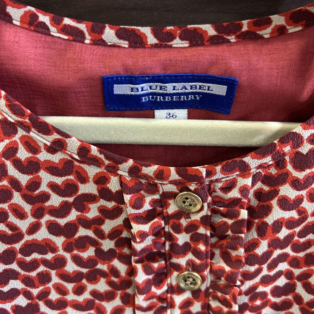 BURBERRY BLUE LABEL ハート柄ワンピース 36 - メルカリ