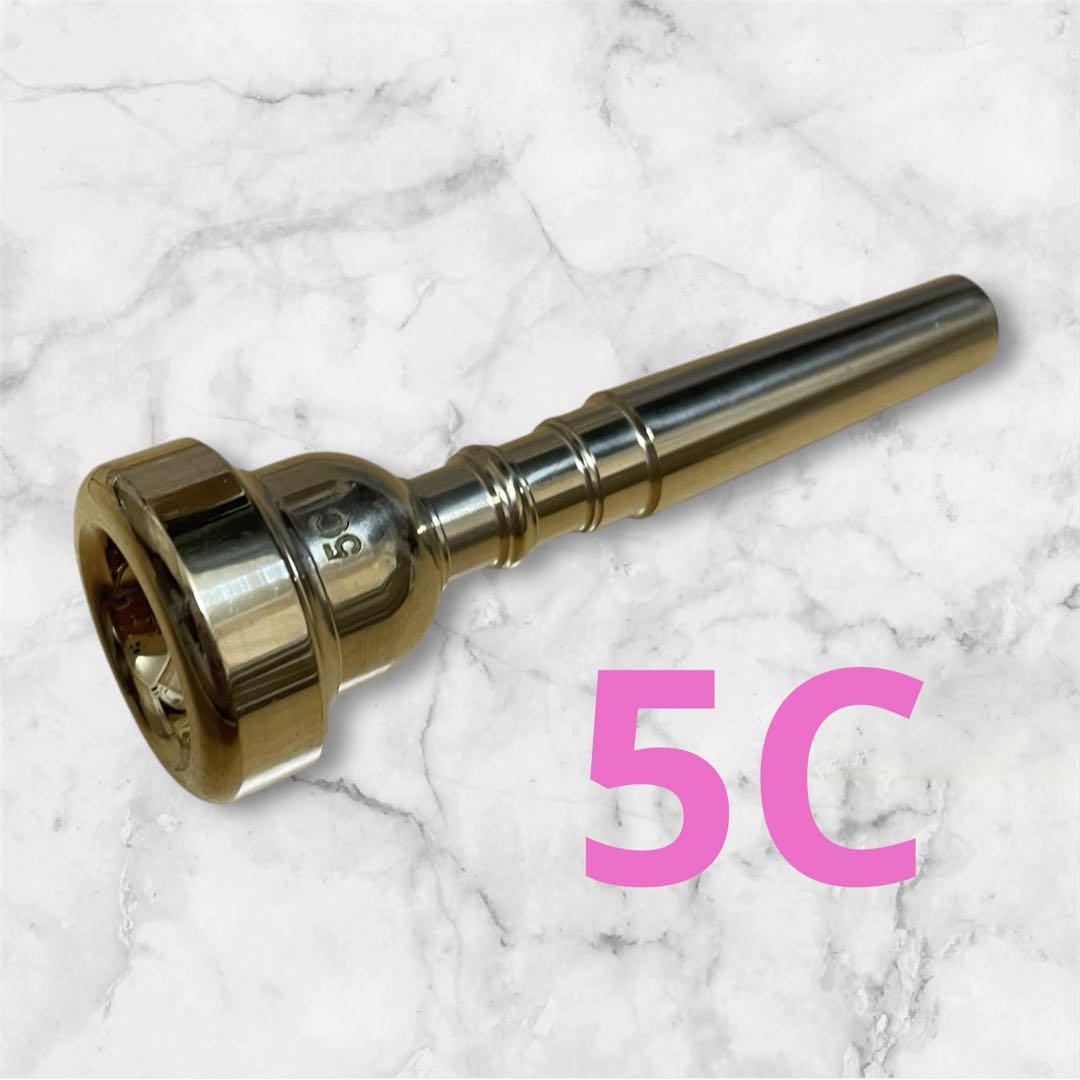 【新品】トランペット　マウスピース　5c ゴールド トランペットマウスピースサイズ5c ゴールドマウスピース